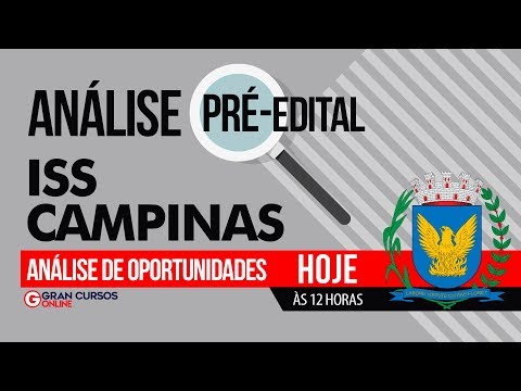 Concurso ISS Campinas - Análise pré-edital e dicas de estudo