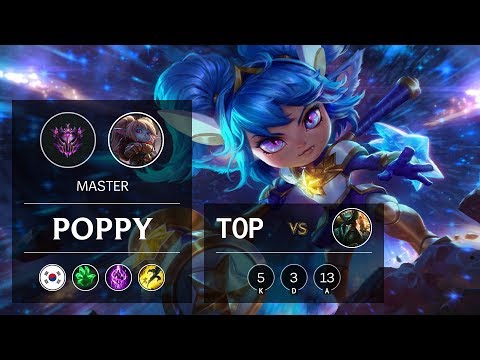 Poppy Top vs Gangplank - KR Master Patch 9.18