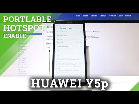 How to Enable Portable Hotspot in HUAWEI Y5p – Find Hotspot Options