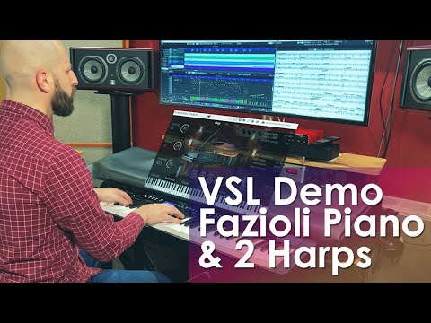 VSL Demo - Two Harps and Fazioli Piano - Synchron Series