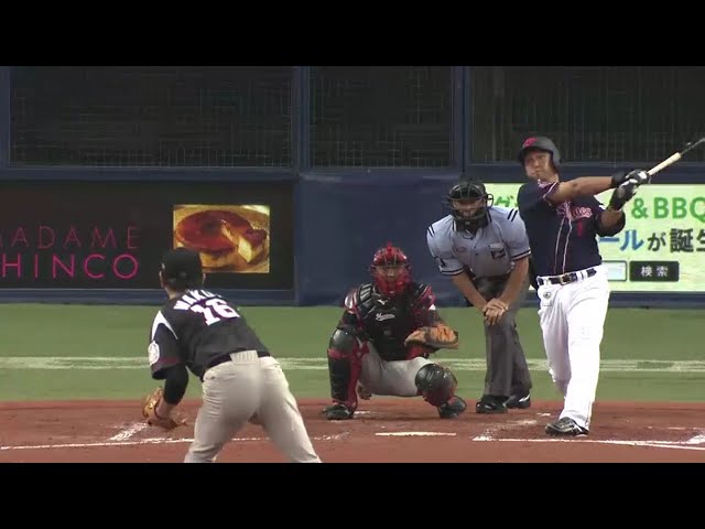 【3回裏】かつての同僚からの一発!! バファローズ・中島の2ランホームラン!! 2016/8/7 Bs-M