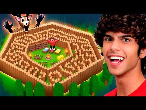 Building the ULTIMATE PENTAGON BASE in 99 Nights in the Forest!