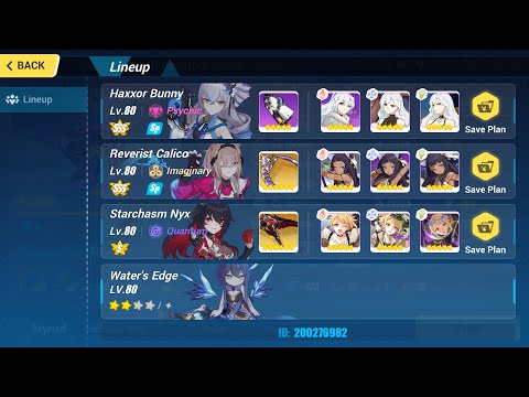 Honkai impack 3rx Exalted Abyss (Nirvana) 457D S0 Nyx vs Benares (Ice) 531