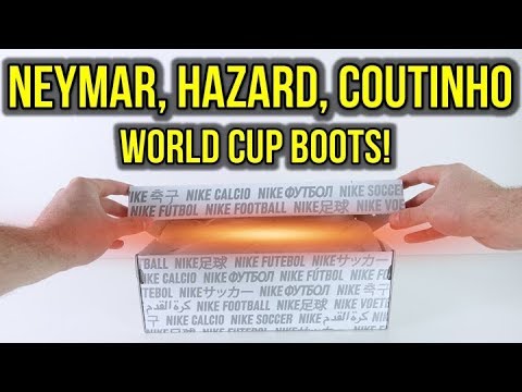 NEYMAR, HAZARD AND COUTINHO'S NEW FOOTBALL BOOTS FOR THE 2018 WORLD CUP!