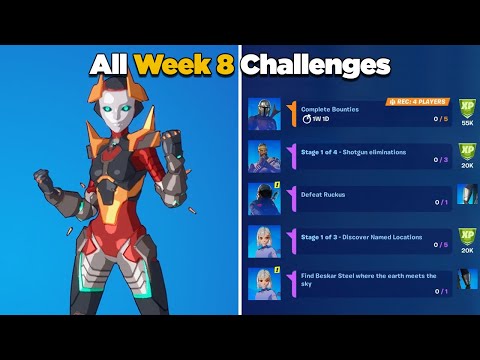 Fortnite All Week 8 Challenges Guide (Fortnite Chapter 2 Season 5) - Week 8 Epic & Legendary Quests