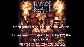 Instruments of Persuasion Napalm Death With Lyrics HD