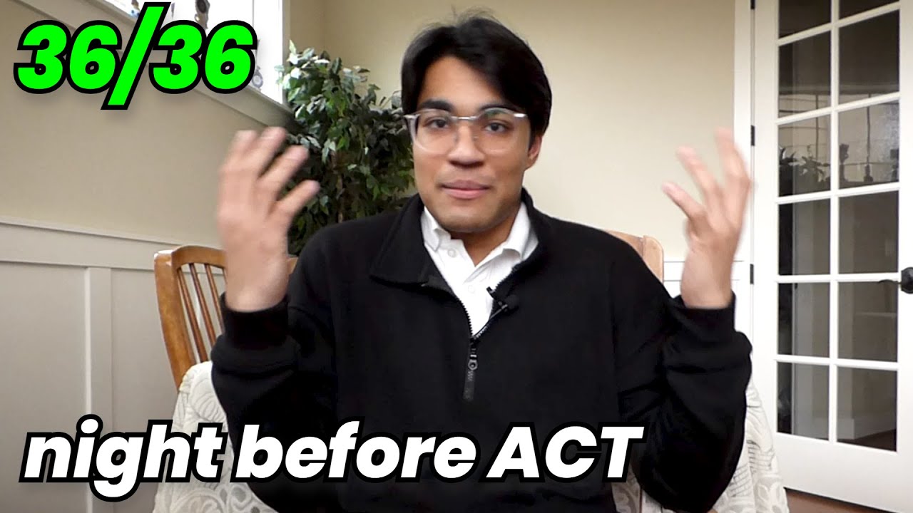 ACT Last Minute Prep - Testing Hacks Without Studying (NIGHT BEFORE ACT REVIEW)