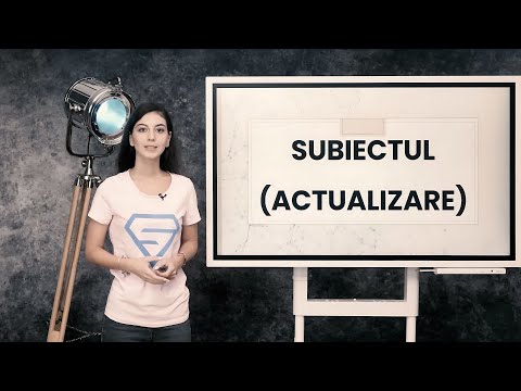 Subiectul propoziției: rol și clasificare în limba română - Clasa a VIII-a