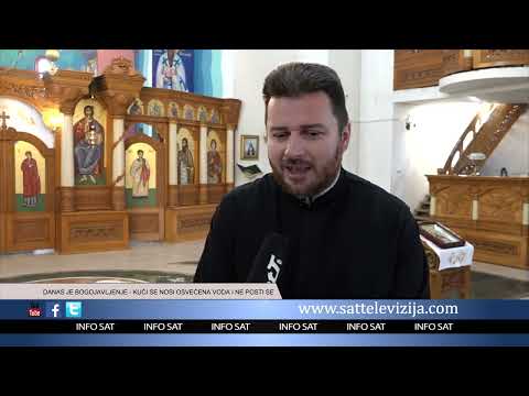 DANAS JE BOGOJAVLJENJE – KUĆI SE NOSI OSVEĆENA VODA I NE POSTI SE