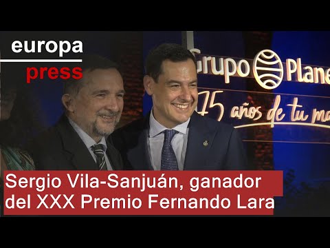 Sergio Vila Sanjuan gana el Premio de Novela Fernando Lara 2025.