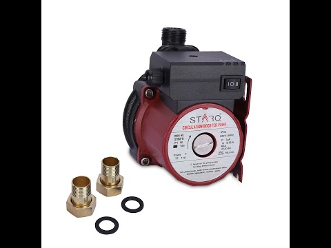 STARQ ST165-9 Inline Automatic Water Pressure/ Circulation Pump With Wall Mounting Bracket