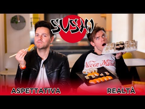 SUSHI 🍣 - Aspettativa VS Realtà - iPantellas