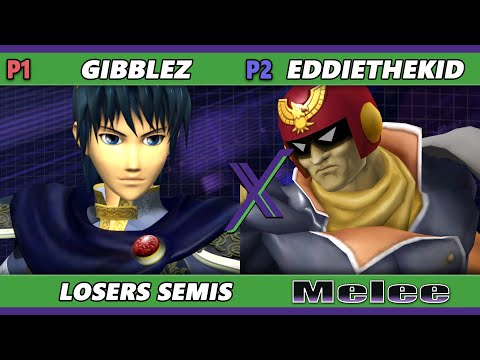 S@X 514 Losers Semis - Gibblez (Marth) Vs. EddieTheKid (Captain Falcon) Smash Melee - SSBM