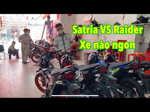 So sánh raider 2021 với satria 2021 / Xe nào chạy ngon hơn