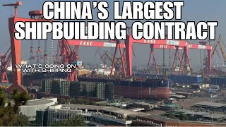 China Signs the Largest Commercial Ship Contract in its History | 87 Ships for $7.1 Billion (USD)