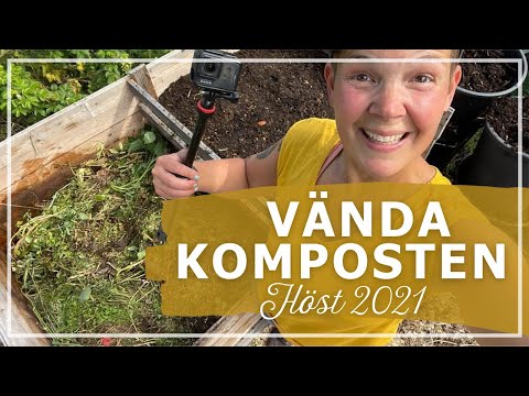 Vända komposten - höst 2021