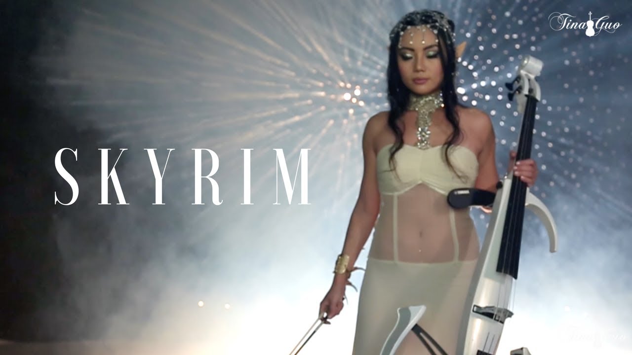 Skyrim Main Theme (Official Music Video) - Tina Guo (Dragonborn) - YouTube