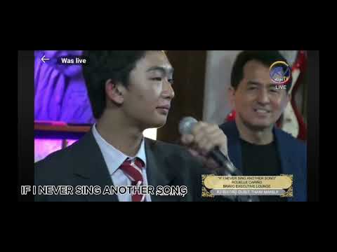 Rouelle Cariño guesting at RJ BISTRO singing If I never sing another song