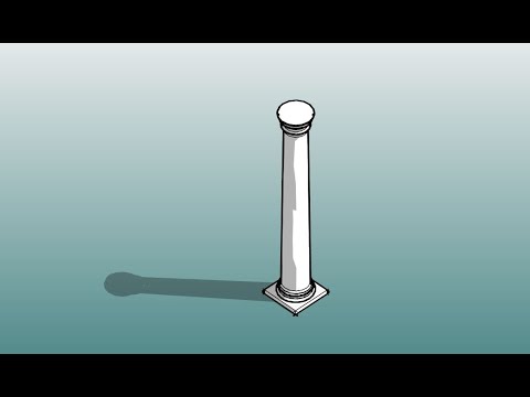 Revit Tutorial (Day 122) - Simple Classic Column to size (Non-Parametric)