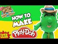 Sheriff Callie's Wild West How-To-Make Play-Doh Surprise Egg of TOBY the Cactus!