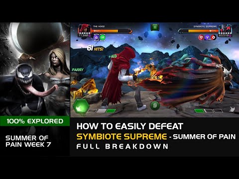 How to EASILY defeat Symbiote Supreme (Summer of Pain) Full Breakdown - Marvel Contest of Champions