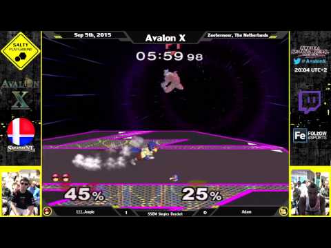 Avalon X - LLL.Jeapie (Cpt. Falcon) Vs Adam (Fox, Falco, Sheik) - SSBM Singles Bracket LQF