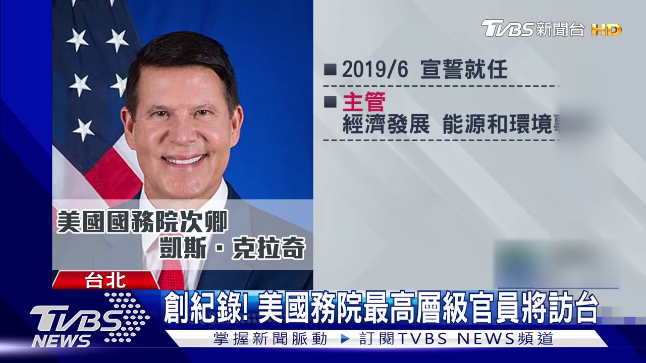 談供應鏈重組? 美國務院次卿9/17將訪台