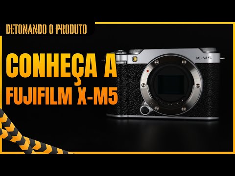 Câmera FUJIFILM X-M5 Mirrorless (Corpo) - Preta - Detona Shop