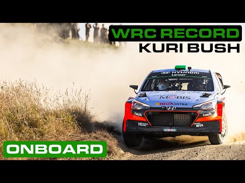KURI BUSH WRC RECORD ONBOARD | Hayden Paddon & John Kennard | Hyundai i20 WRC | Rally Otago 2025