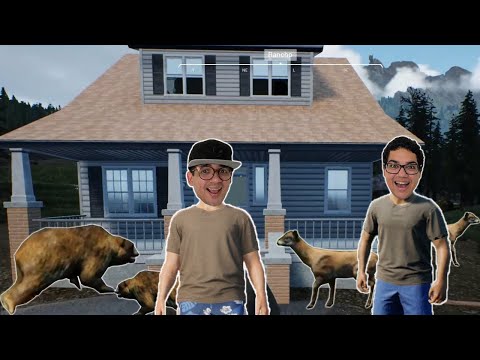 FOMOS MORAR NO MEIO DA FLORESTA!! MUITOS ANIMAIS SELVAGENS!! (construímos a nossa casa)