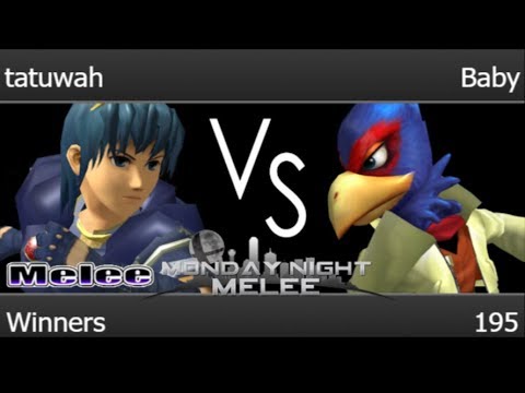 MNM 195 - tatuwah (Marth) vs Baby (Falco) Winners - Melee