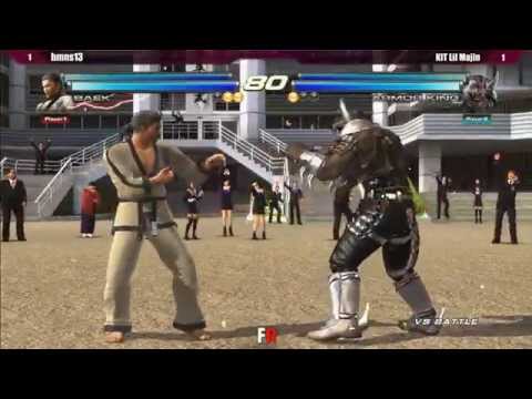Tekken Tag Tournament 2  - bmns13 (Hwoarang/Baek) vs KIT Lil Majin (Armor King/King) Final Round 18