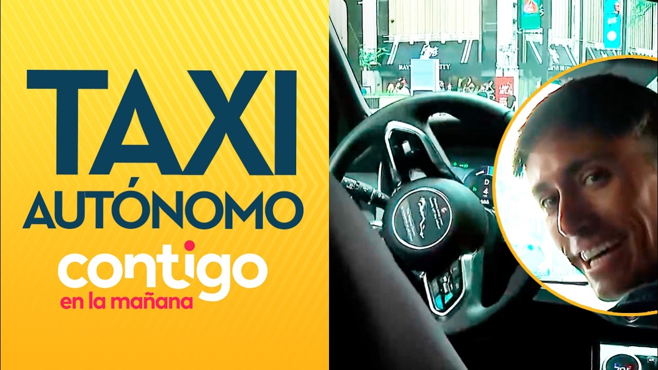 ASÍ FUE EL VIAJE: Roberto Cox se subió a un taxi sin conductor en Atlanta - Contigo en la Mañana
