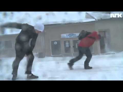 Snøballkrigen - Snøstorm i Vardø
