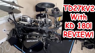 Video thumbnail for Roland TD27KV2 with KD 180l Kick Drum - Why it's my FAVORITE eKit! by 💎 Trendy Treasure Hunter 💎