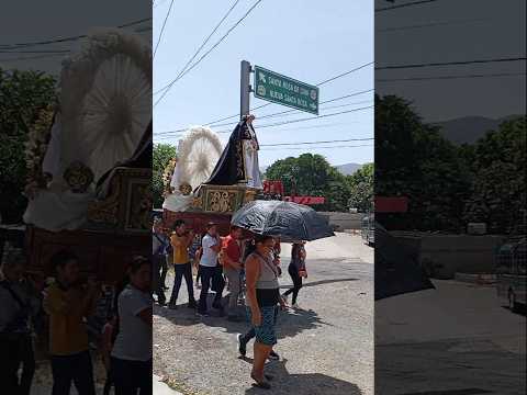 Entrada a la Carretera Principal de la Procesión de la Réplica de la Imagen de Santa Rosa de Lima