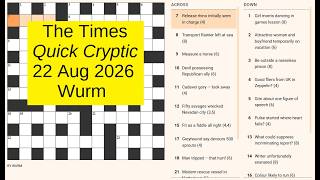 The Times Quick Cryptic 3387