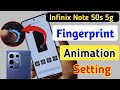 How To Change Fingerprint Animation On The Infinix Note 50s Fingerprint Animation Setting In Infinix