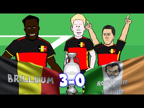 Belgium vs Republic of Ireland 3-0 (Euro 2016 Romelu Lukaku and Axel Witsel goals highlights)