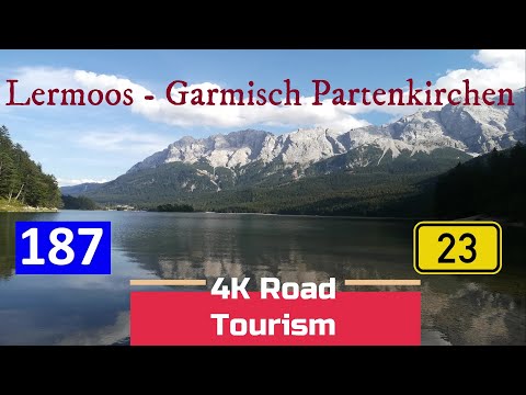 Driving Austria & Germany: B187 & B23 - 4K scenic drive under Zugspitze, highest peak in Germany