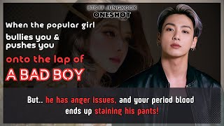 Download lagu BTS FF Popular girl pushes youonto the lap of a bad boy but he has anger issue.. Jungkook FF Oneshot mp3