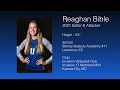 2021 Setter & Attacker - Reaghan Bible High School Volleyball Highlights Video  // Bishop Seabury Academy 2019