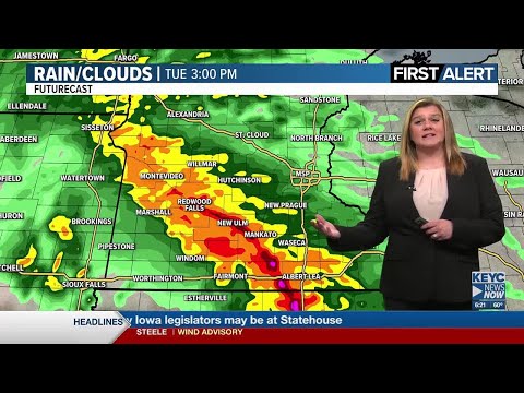 KEYC News Now This Morning Forecast Update 4-16-2024