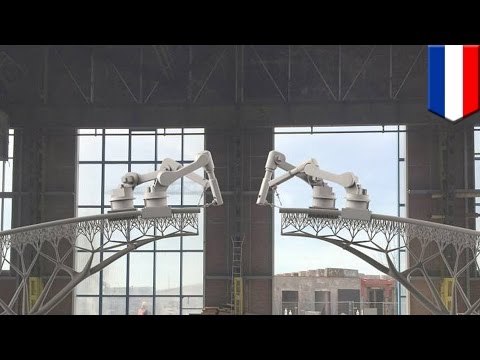 3D printing: first 3D-printed steel bridge to be built over Amsterdam canal - TomoNews