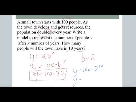 Exponential Growth and Decay Word Problems