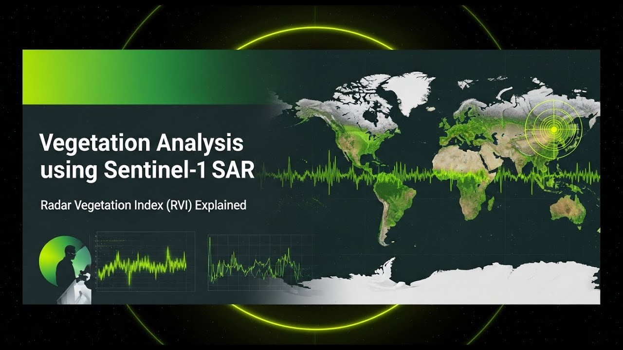 Vegetation Analysis using Sentinel-1 SAR Data via Radar Vegetation Index (RVI) 🛰️
