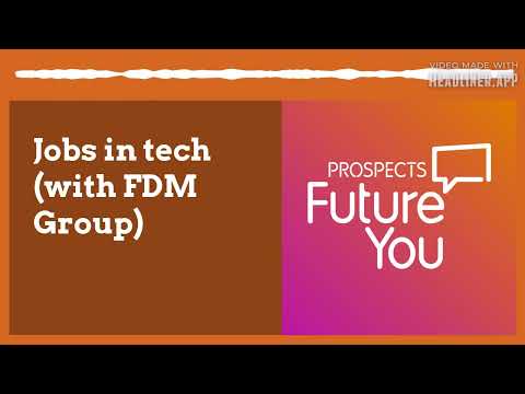 Jobs in tech (with FDM Group)