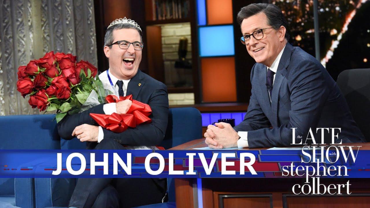 John Oliver's 'Late Show' Lifetime Achievement Award - YouTube