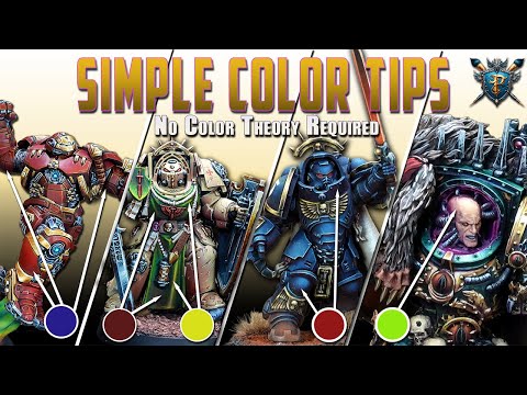 3+2  Simple Color Tricks for Miniature Painting