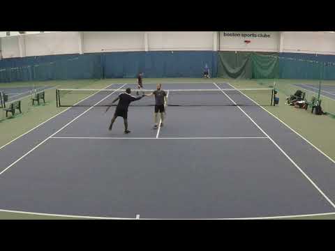 BSC Tennis:Mike,Theo,Sang,Walter